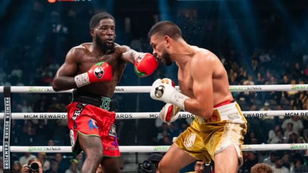 Erickson Lubin ranked below fighter he just beat by WBC. RYAN HAFEY/PBC. 